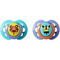 Los mejores  - Tommee Tippee Chupete Fun 2 Unidades- 0-6 m